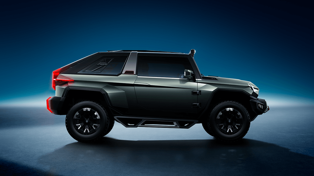 MHERO M-Terrain S Concept Vehicle - Courageous and Brave